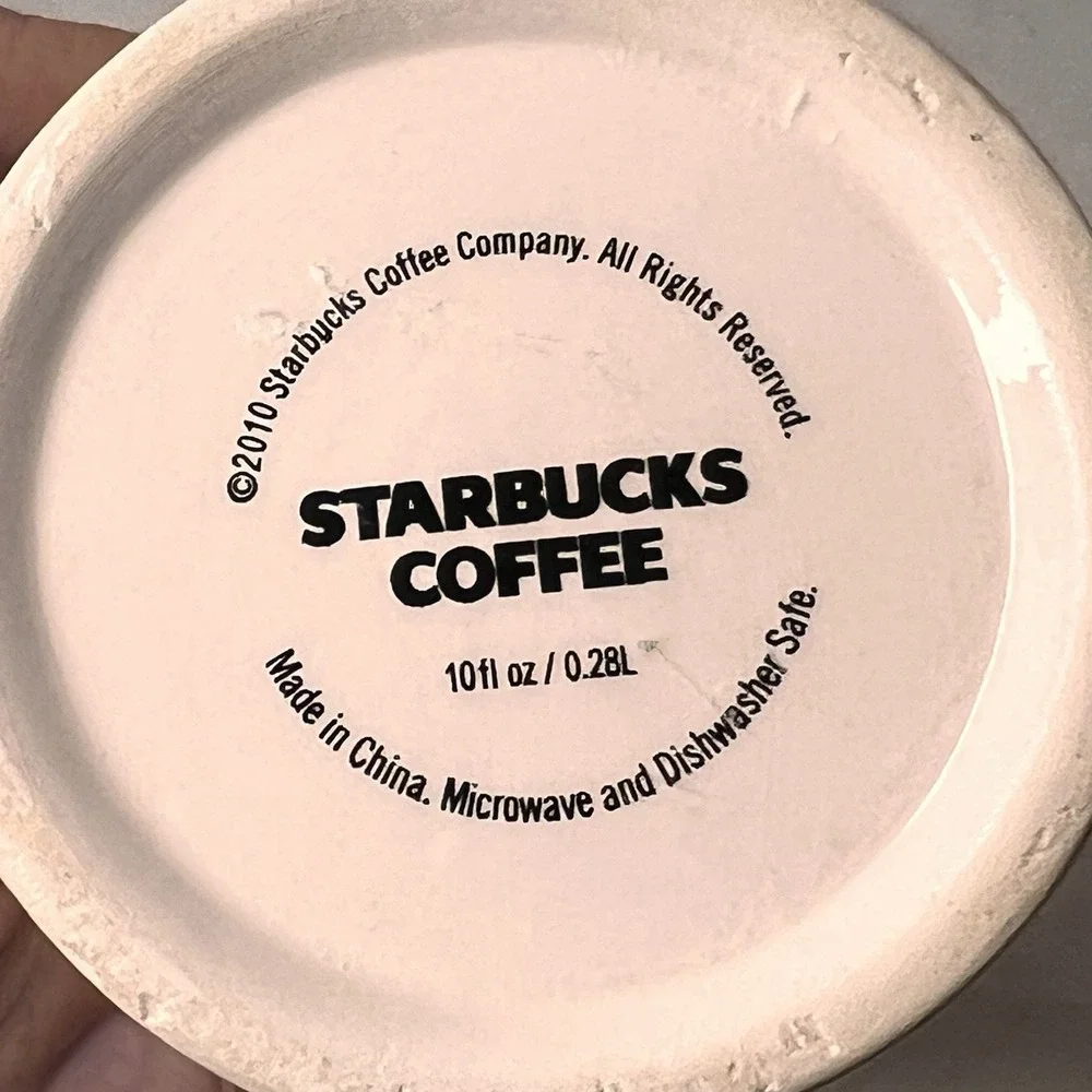 Starbucks 2010 Holiday Mug 10 oz Wishing Is What Makes The Holidays Christmas
